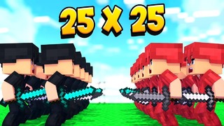 25 vs 25! черная пантера вновь нападает! что делать королю minecraft