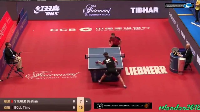 Timo Boll vs Bastian Steger (2018 – Europe Top 16)