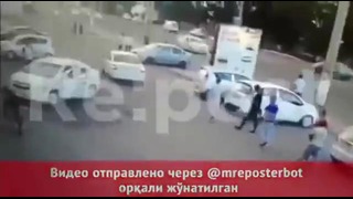 В Ташкенте водитель Нексии наехал на толпу пешеходов(1)