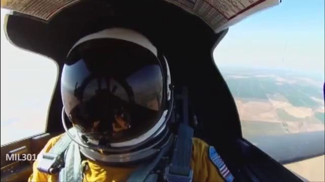 Полет в космос на самолете U-2. Вид из кабины пилота