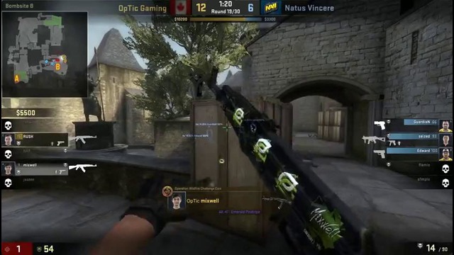 Na’Vi vs OpTic Gaming – ESL Pro League S5 – de cobblestone