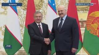Shavkat Mirziyoyev Lukashenko bilan uchrashdi (01.08.2019)