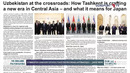 O‘zbekiston Markaziy Osiyoda yangi davrni shakllantirmoqda — Japan News