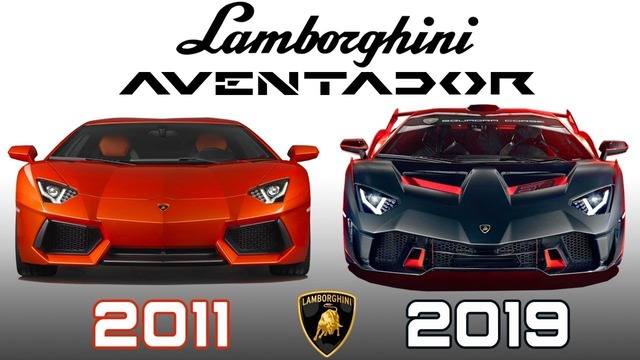 Lamborghini aventador – evolution (2011-2019)