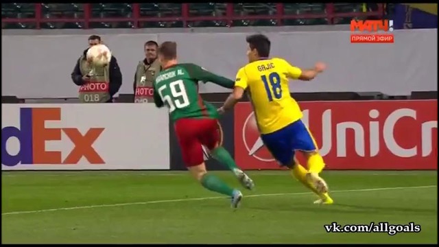 (480) Локомотив – Злин | Лига Европы 2017/18 | Групповой этап | 2-й тур