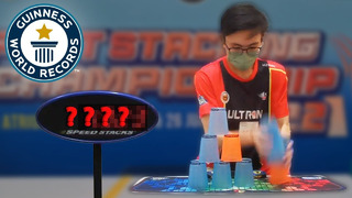 Fastest Speed Stacking EVER! – Guinness World Records