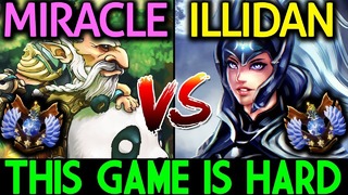 Dota 2 Miracle- Lone Druid Vs IllidanSTR Luna – This Game is Hard