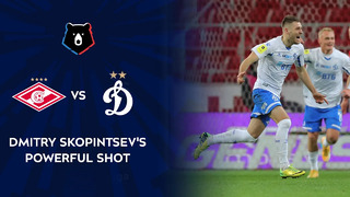 Dmitry Skopintsev’s Powerful Shot against Spartak | RPL 2020/21