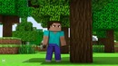 Прикол в minecraft мультик