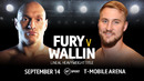 Бокс. Тайсон Фьюри – Отто Валлин | Tyson Fury vs Otto Wallin (14.09.2019)