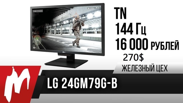 Правильный монитор на 144 Гц — LG 24GM79G-B — Железный цех — Игромания