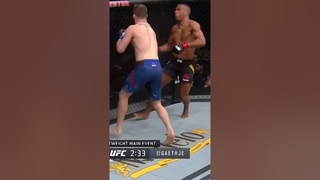 When Justin Gaethje FINISHED Edson Barboza!! #shorts