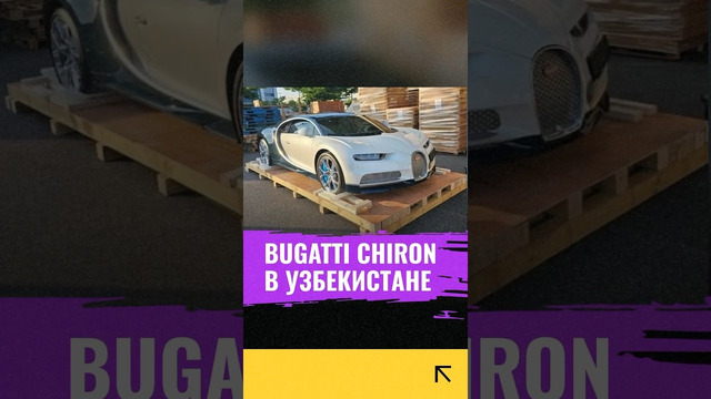 В Узбекистан привезли новейший Bugatti Chiron