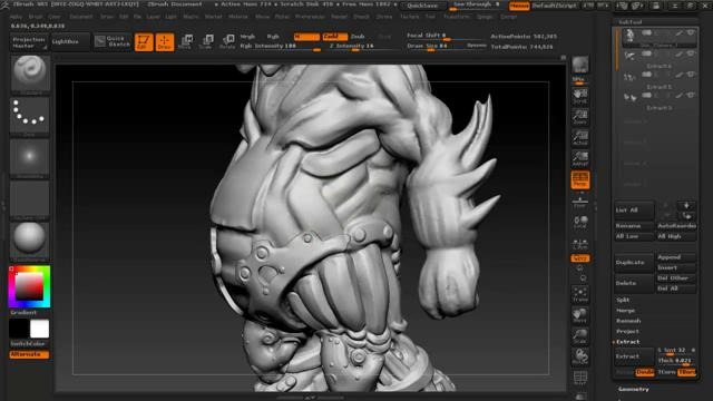 ZBrush Speed Sculpt – Fat