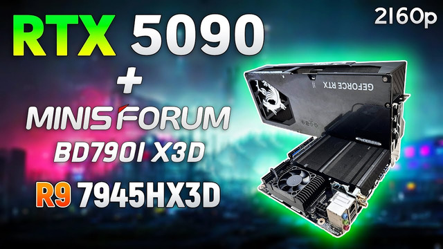 RTX 5090 + Mini-ITX Minisforum BD790i X3D – Test in 12 Games