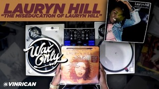 Виртуозное исполнение диджеем альбома Lauryn Hill на вертушках