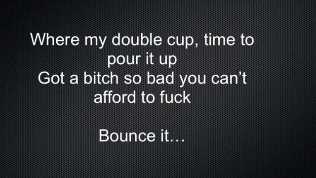Juicy j – bounce it [lyrics video