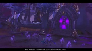 Warcraft Legion. Взор Аллерии Ветрокрылой в Бездну! Cinematic (RUS)