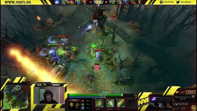 Dota 2 Dendi & XBOCT & Solo & WickedSick играют EEL