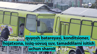 O’zbekistonda avtobus-bog’chalar faoliyat boshlamoqda