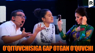 Dizayn jamoasi – O’qituvchisiga gap otgan o’quvchi