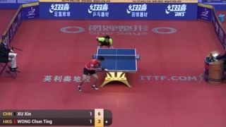 2016 China Open Highlights- Xu Xin vs Wong Chun Ting (1-4)