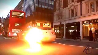 Nissan Skyline – HUGE FLAMES + Police let him off