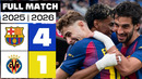 FC Barcelona 4 – 1 Villarreal CF 2025/26 PARTIDO COMPLETO