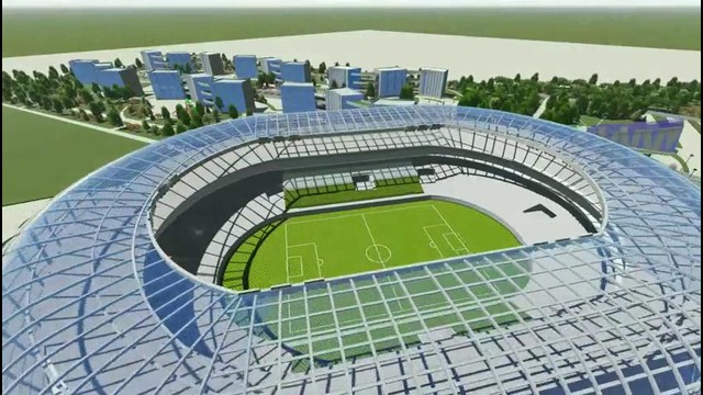 Будушее город Узбекистана, 3D Green city animation, Архитектура