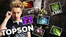 TOPSON the new Jerax – Earth Spirit Magic Build 2sec Rolling Boulder NEW OP Dota 2