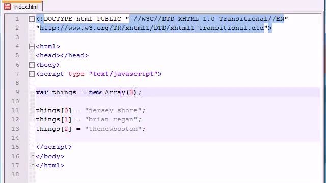 Beginner JavaScript Tutorial – 29 – Other Ways to Create Arrays