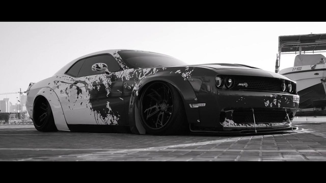 Hellcat Liberty Walk (Dubai UAE) Dodge Challenger