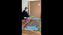 Artist Creates Simpsons Character With Rubik’s Cubes | People Are Awesome #shorts