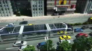 В Китае начались испытания «автобуса будущего» TEB-1