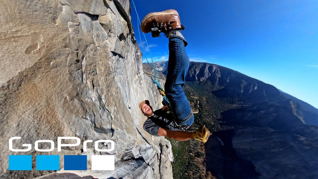 GoPro Rappelling Down El Capitan Yosemite in 4K