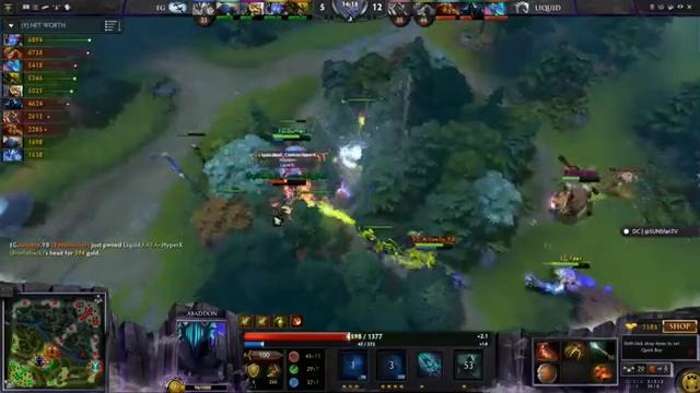 Evil Geniuses vs Team Liquid Captains Draft 3 Game 1