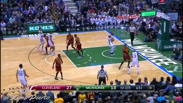 NBA 2017: Cleveland Cavaliers vs Milwaukee Bucks | Highlights | Nov 29, 2016
