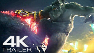 GODZILLA X KONG «King Kong Rides Godzilla» Trailer (2024) The New Empire Movie 4K