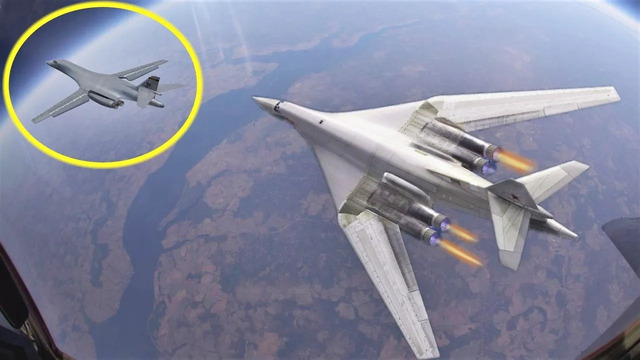 Как Белый Лебедь Ту-160 уничтожил Б 1Б Лансер