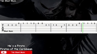 Pirates of the Caribbean – He’s a pirate – Guitar Tutorial
