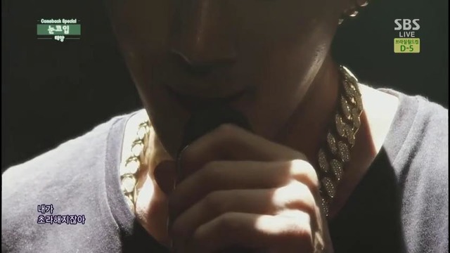 Taeyang – stay with me(feat. g-dragon) (eyes, nose, lips) sbs inkigayo comeback