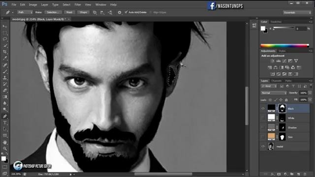 Photoshop- How to create ART with the Pen tool