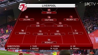 Liverpool 1-1 Southampton EPL 25/10/2015