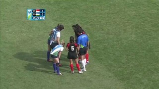 Регбийный матч между женскими сборными Сингапура и Узбекистана