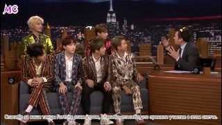 [Rus Sub] Jimmy Interviews the Biggest Boy Band on the Planet BTS