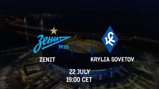 Zenit vs Krylia Sovetov | 22 July | RPL 2022/23