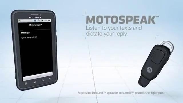 MOTOROLA HX550 Universal Bluetooth® Headset