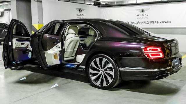 2024 Purple Bentley Flying Spur W12 – Ultra-Luxury Sedan in Detail