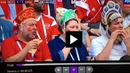 Болельщики в кокошниках на матче РФ-Испания Росссия