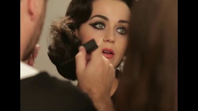 Katy Perry CoverGirl Behind the Scenes at Harper’s Bazaar